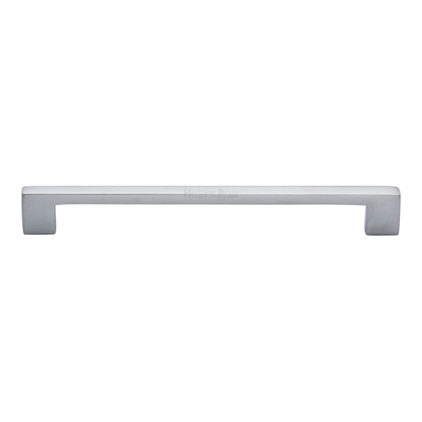 C0337 192-SC • 192 x 212 x 30mm • Satin Chrome • Heritage Brass Metro Cabinet Pull Handle